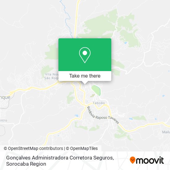 Gonçalves Administradora Corretora Seguros map