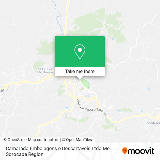 Mapa Camarada Embalagens e Descartaveis Ltda Me