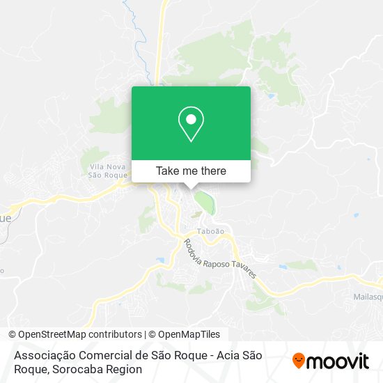 Associação Comercial de São Roque - Acia São Roque map