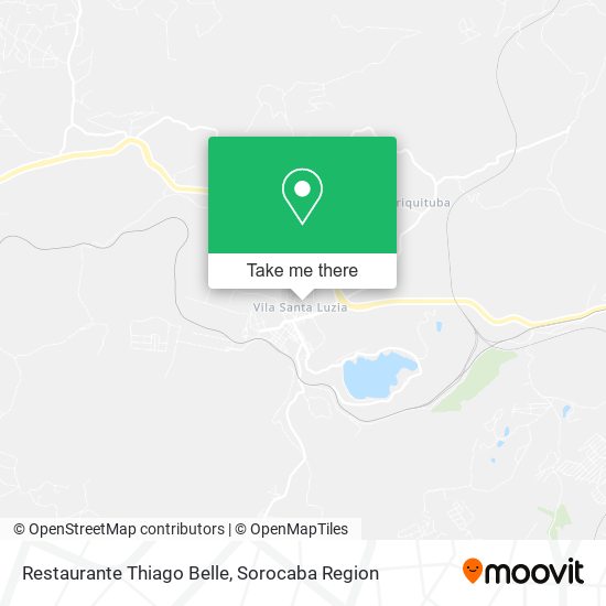 Mapa Restaurante Thiago Belle