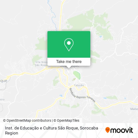 Inst. de Educação e Cultura São Roque map