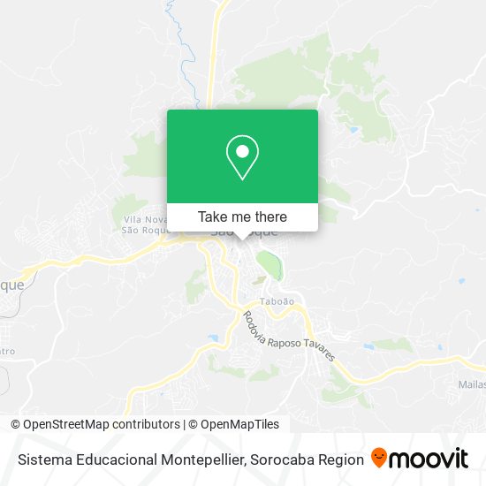 Sistema Educacional Montepellier map