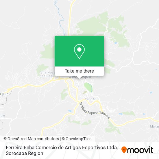 Ferreira Enha Comércio de Artigos Esportivos Ltda map