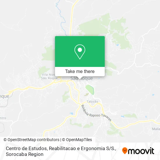Centro de Estudos, Reabilitacao e Ergonomia S / S. map
