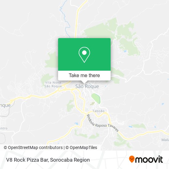V8 Rock Pizza Bar map