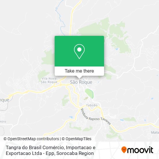 Tangra do Brasil Comércio, Importacao e Exportacao Ltda - Epp map