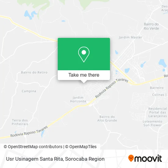 Usr Usinagem Santa Rita map