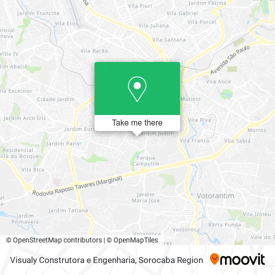 Visualy Construtora e Engenharia map