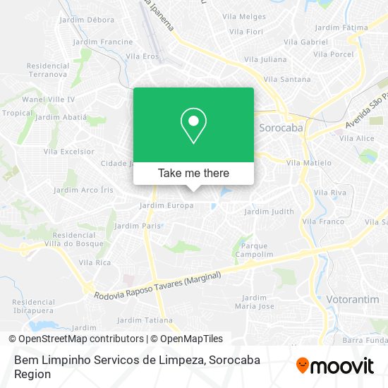 Bem Limpinho Servicos de Limpeza map