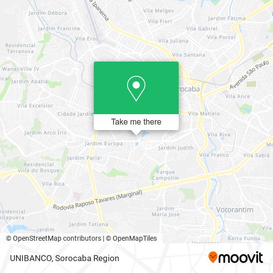 UNIBANCO map