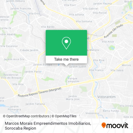Marcos Morais Empreendimentos Imobiliarios map
