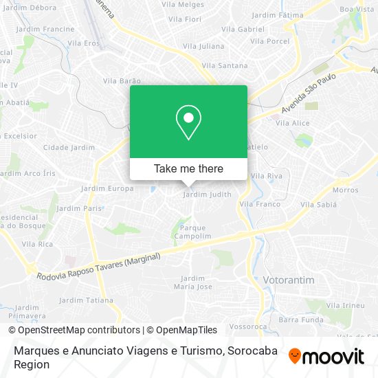 Marques e Anunciato Viagens e Turismo map