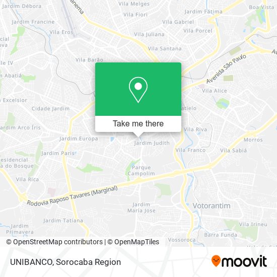 UNIBANCO map