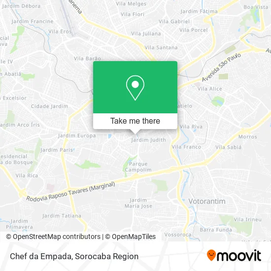 Chef da Empada map