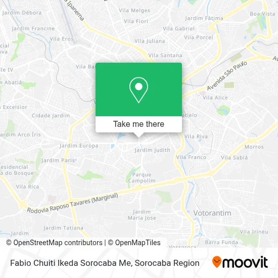 Fabio Chuiti Ikeda Sorocaba Me map