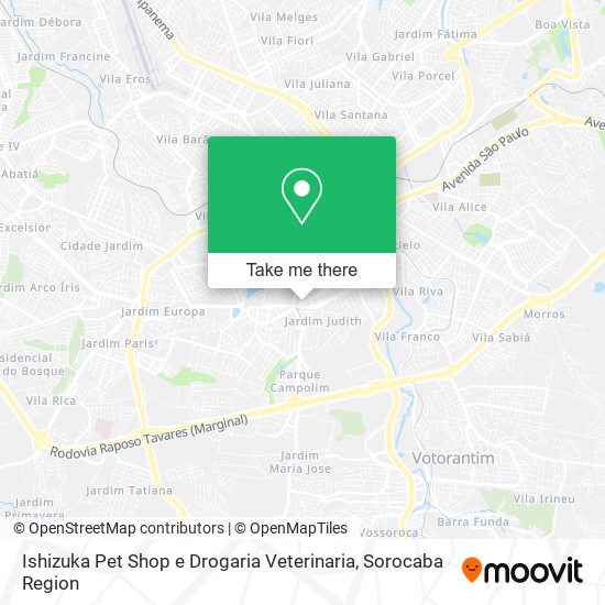 Ishizuka Pet Shop e Drogaria Veterinaria map