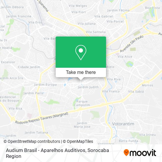 Audium Brasil - Aparelhos Auditivos map