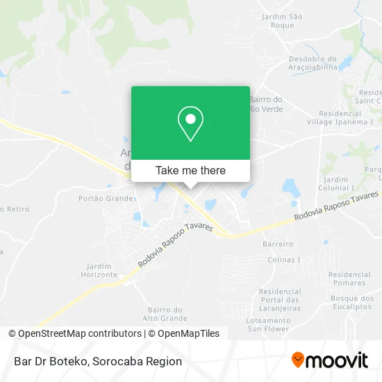 Mapa Bar Dr Boteko