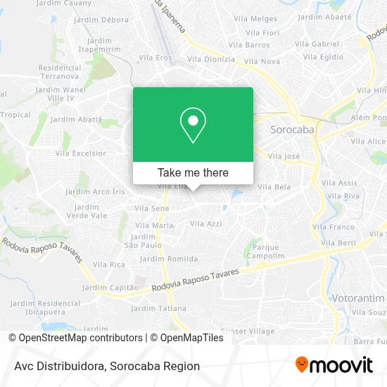 Avc Distribuidora map