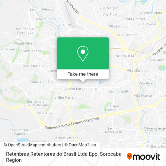 Retenbras Retentores do Brasil Ltda Epp map