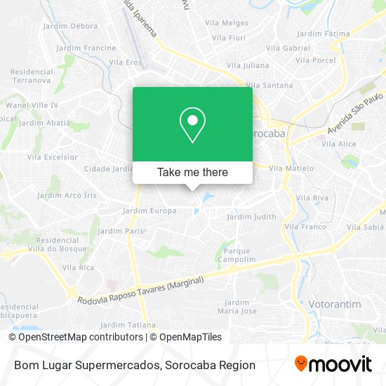 Bom Lugar Supermercados map