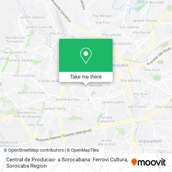 Central de Producao- a Sorocabana: Ferrovi Cultura map