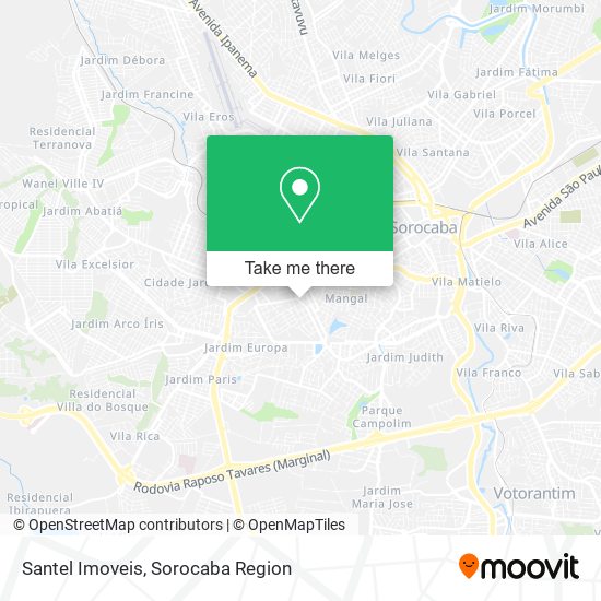 Santel Imoveis map