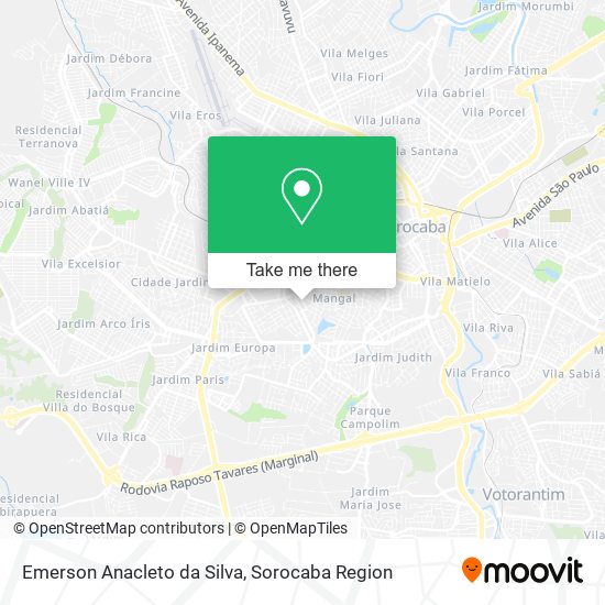 Mapa Emerson Anacleto da Silva