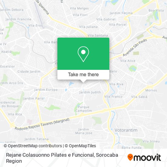 Rejane Colasuonno Pilates e Funcional map