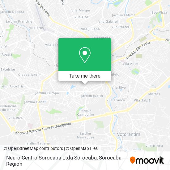 Neuro Centro Sorocaba Ltda Sorocaba map