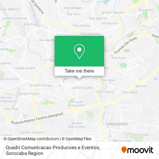 Mapa Quadri Comunicacao Producoes e Eventos