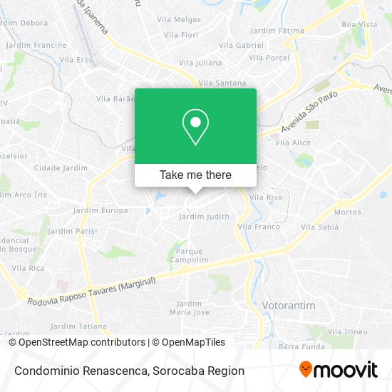 Condominio Renascenca map