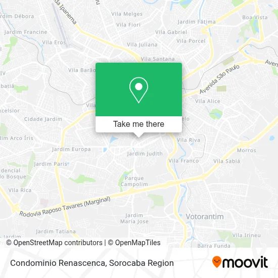 Condominio Renascenca map