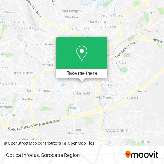Optica Infocus map