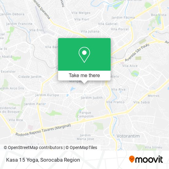 Kasa 15 Yoga map