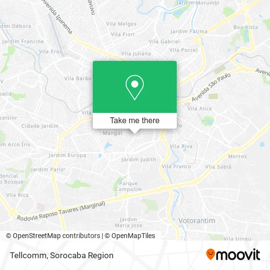 Tellcomm map