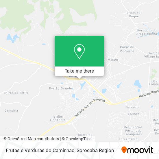 Frutas e Verduras do Caminhao map