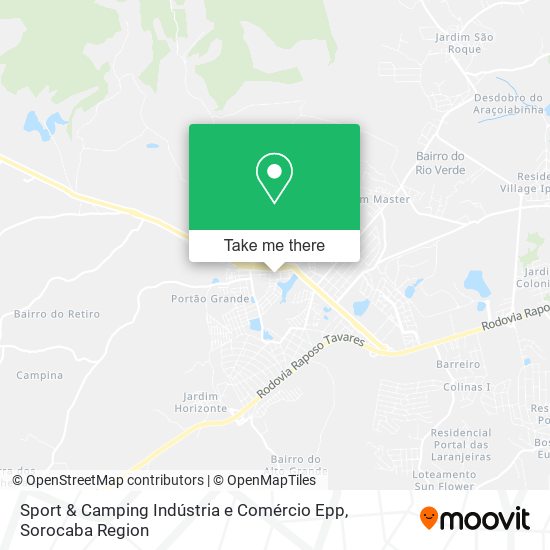 Sport & Camping Indústria e Comércio Epp map