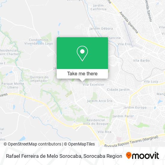 Rafael Ferreira de Melo Sorocaba map
