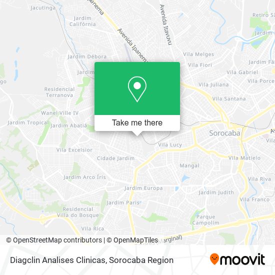 Diagclin Analises Clinicas map