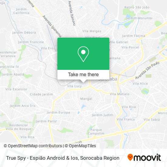 Mapa True Spy - Espião Android & Ios