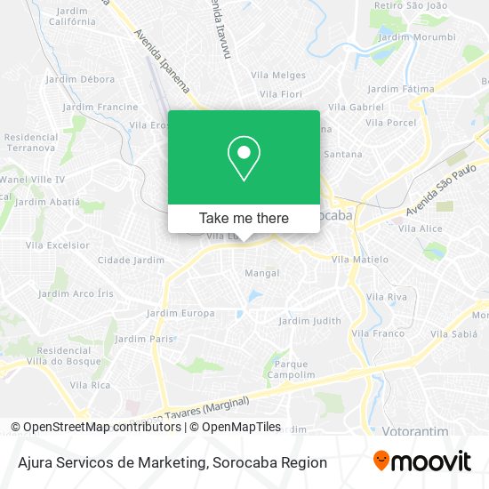 Mapa Ajura Servicos de Marketing