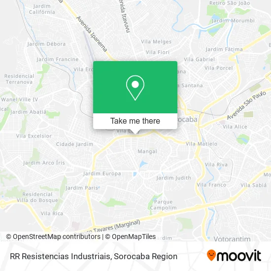 RR Resistencias Industriais map