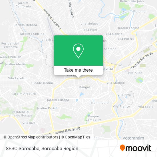 SESC Sorocaba map