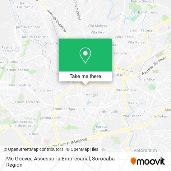 Mc Gouvea Assessoria Empresarial map
