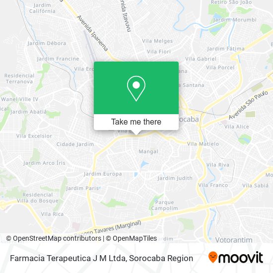 Farmacia Terapeutica J M Ltda map