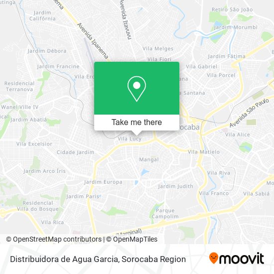 Distribuidora de Agua Garcia map