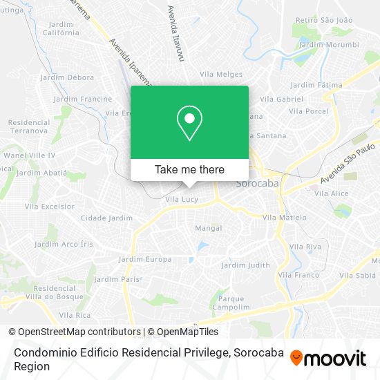 Condominio Edificio Residencial Privilege map