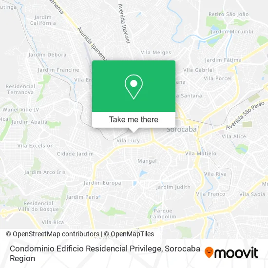 Condominio Edificio Residencial Privilege map