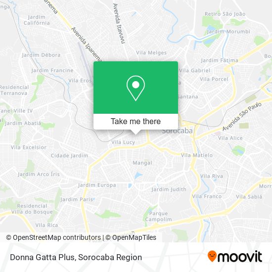 Mapa Donna Gatta Plus